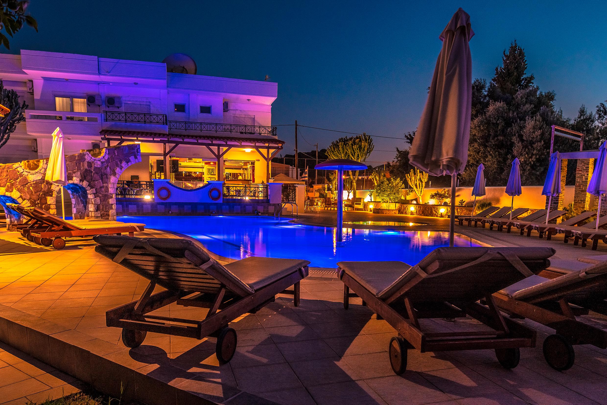Bright Star Aparthotel Faliraki Exteriör bild