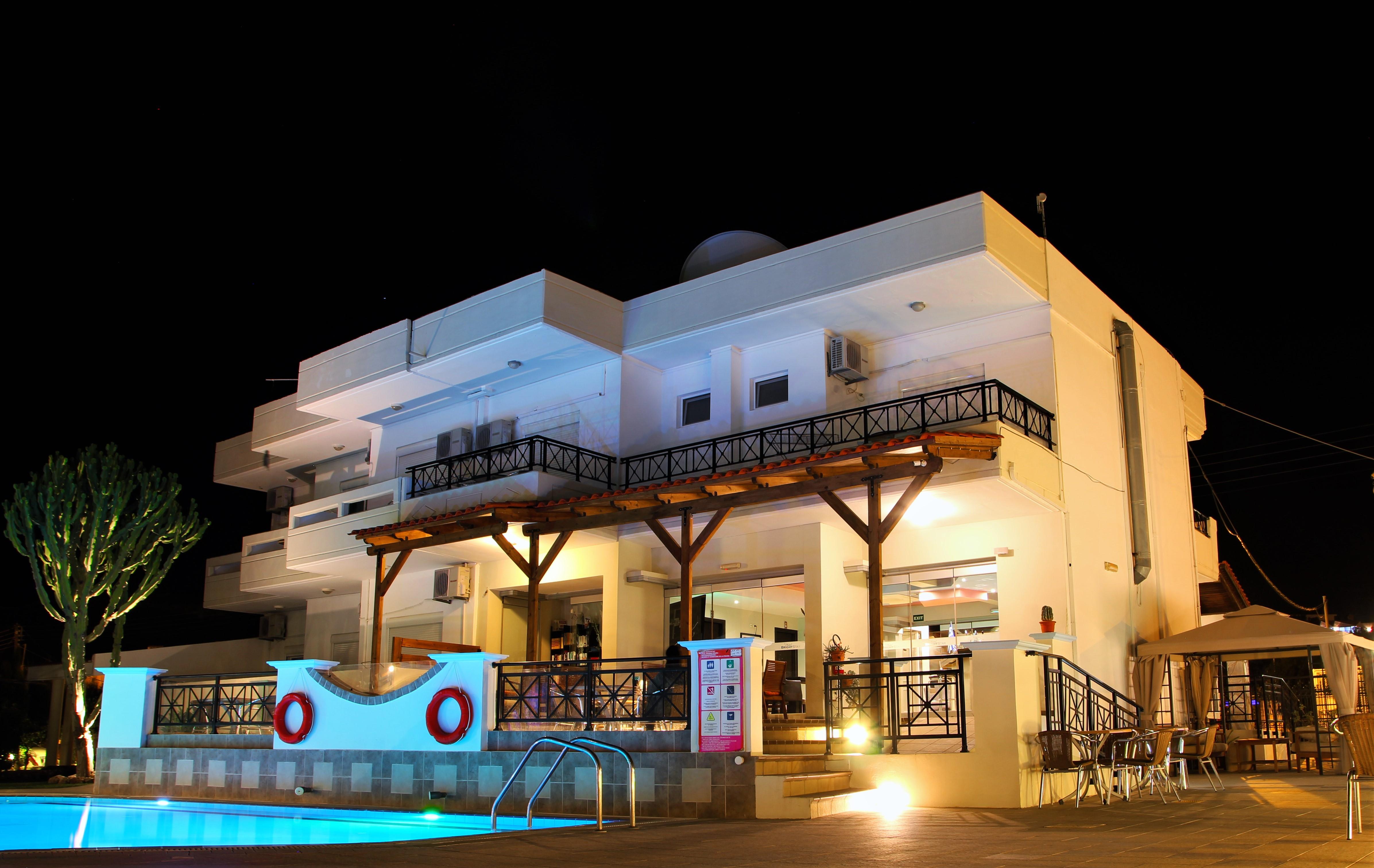 Bright Star Aparthotel Faliraki Exteriör bild